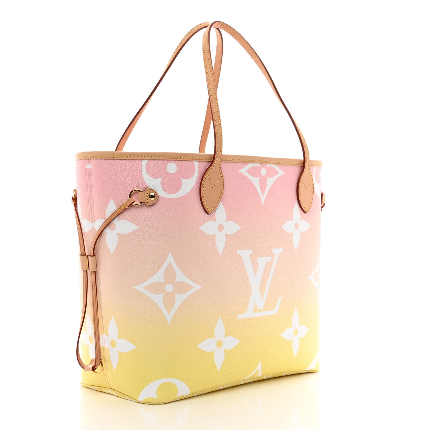 Louis Vuitton Monogram Giant By The Pool Neverfull MM Light Pink 3 of 10