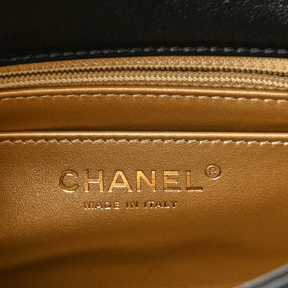 Chanel Lambskin Quilted Mini Pearl Crush Flap Black 11 of 20