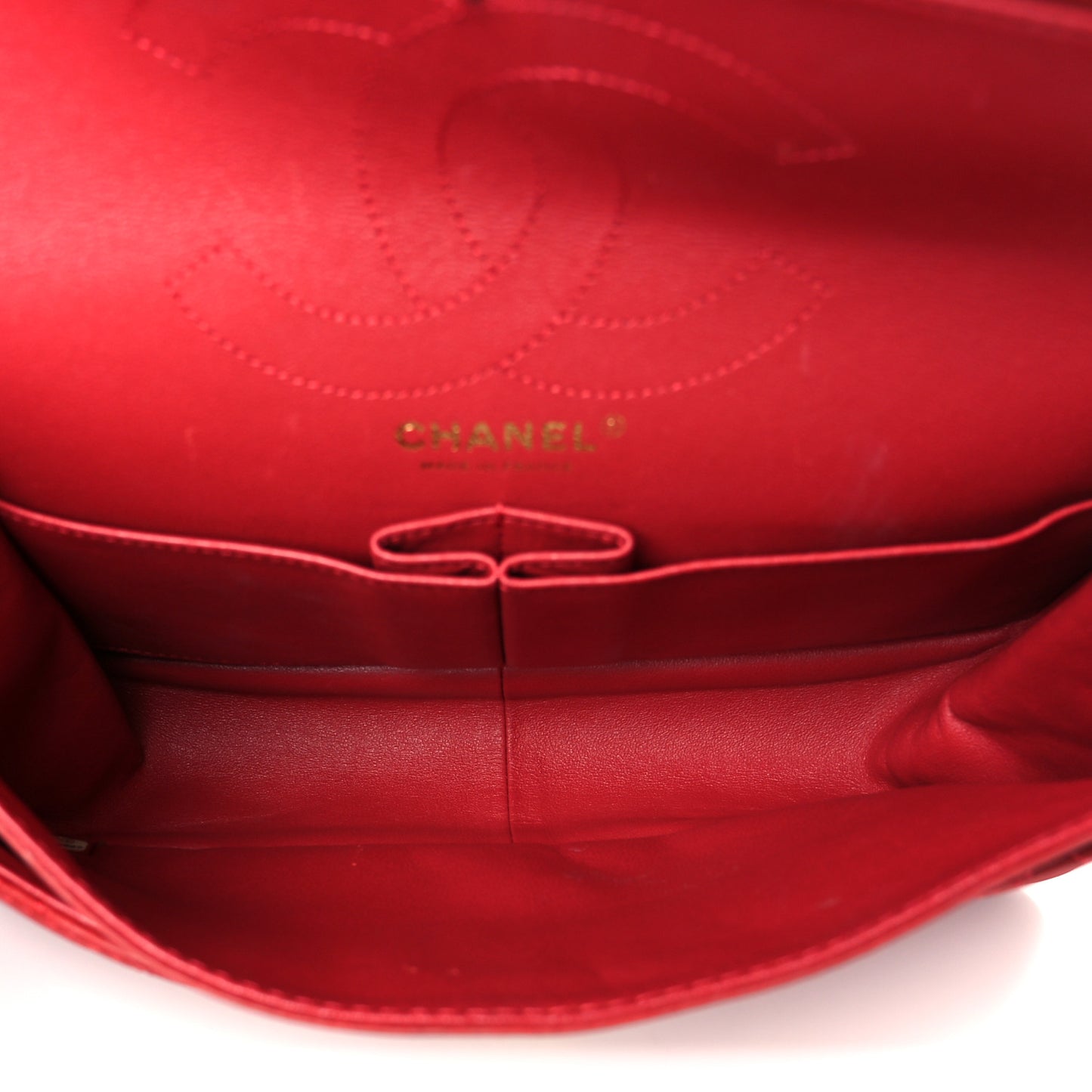 Iridescent Calfskin Quilted 2.55 Reissue 226 Flap Red