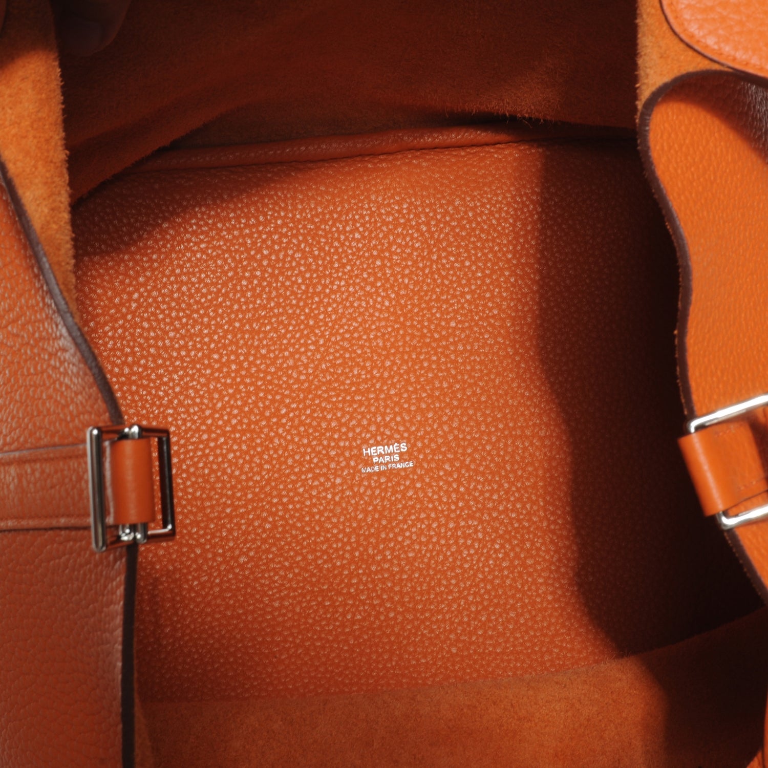 Hermes Taurillon Clemence Picotin Lock GM Orange 5 of 7