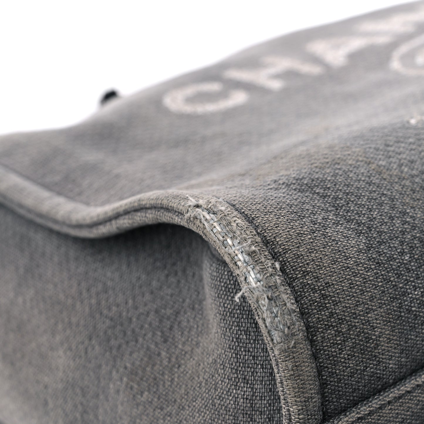 Canvas Small Deauville Tote Grey