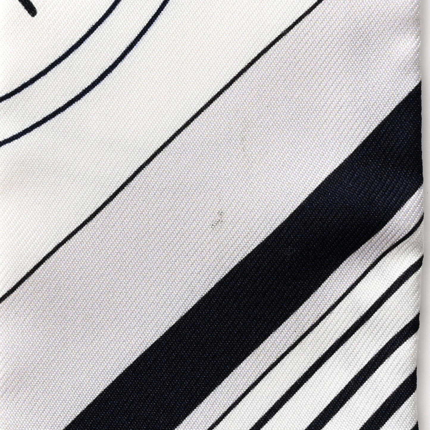 Silk Ex-Libris Twilly White Marine Gris