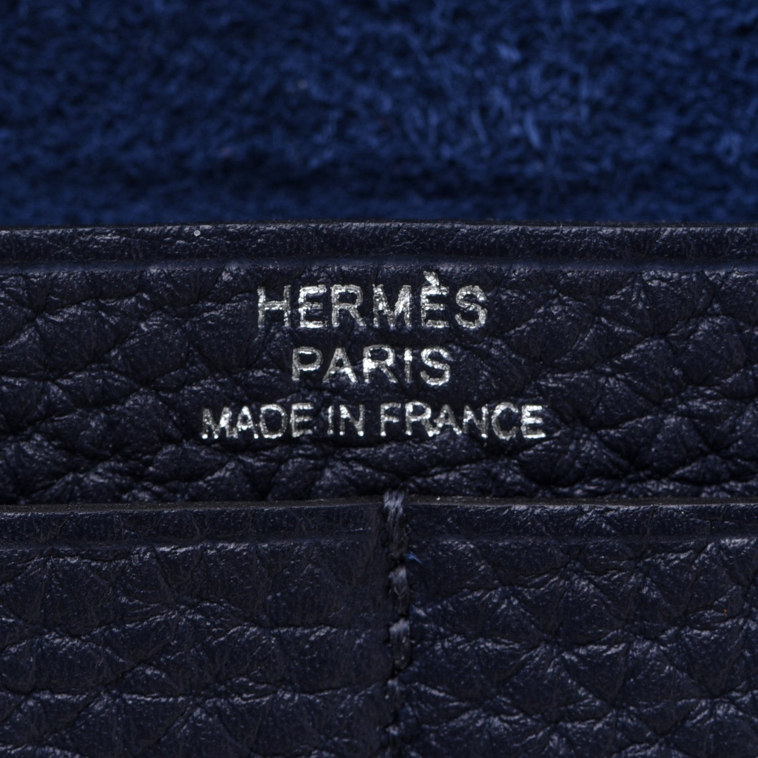 Hermes Togo Ulysse PM Notebook Cover Bleu Nuit 7 of 10