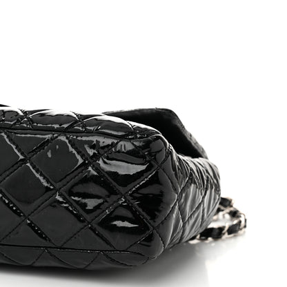 Chanel Patent Quilted Jumbo Single Flap Black 10 of 11