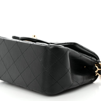 Chanel Lambskin Quilted Mini Square Flap Black 10 of 13