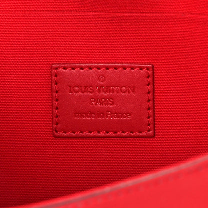 Louis Vuitton Vernis Felicie Pochette Chain Wallet Cherry 6 of 10