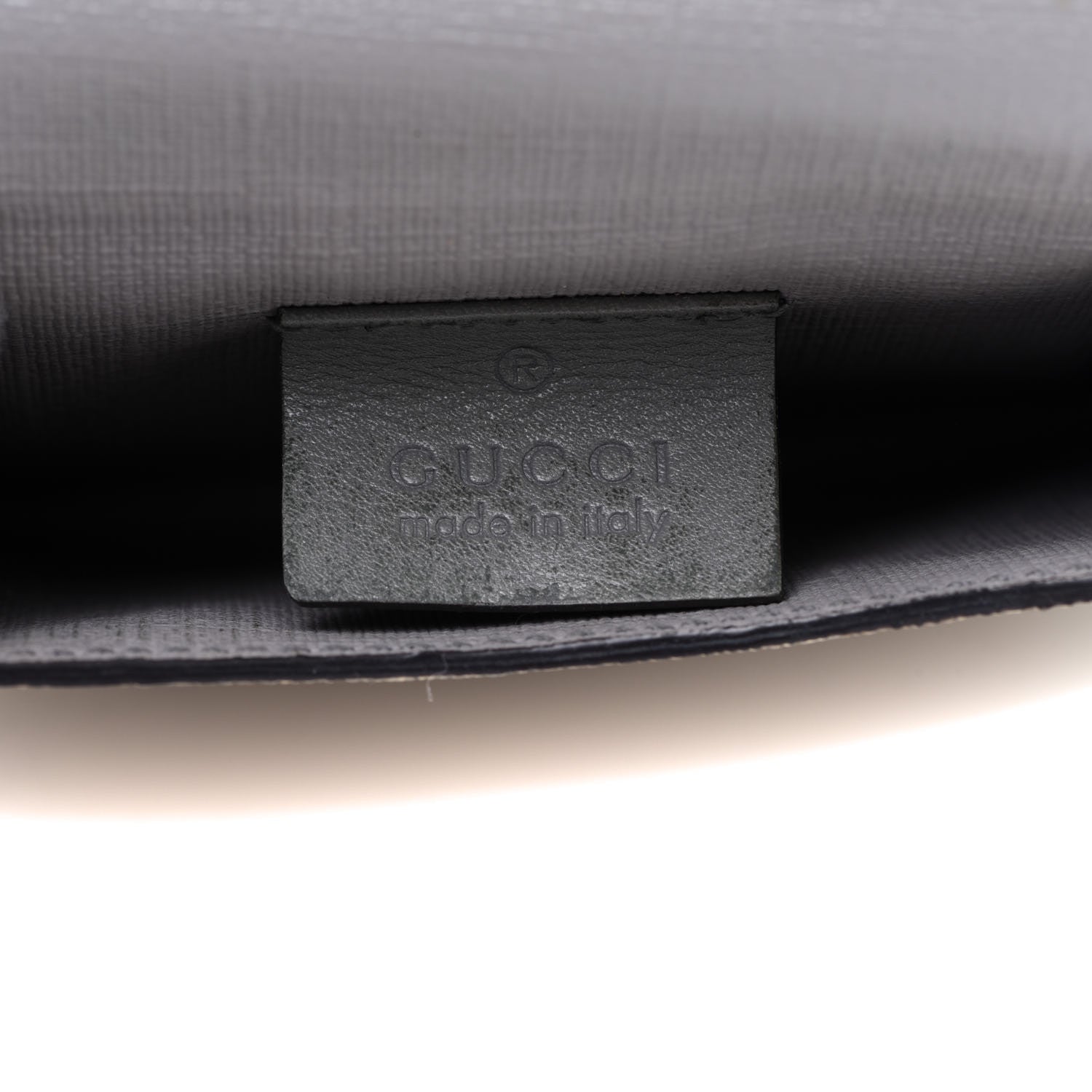 Gucci GG Supreme Monogram GG Pierce French Flap Wallet Ecru Grigio 6 of 8
