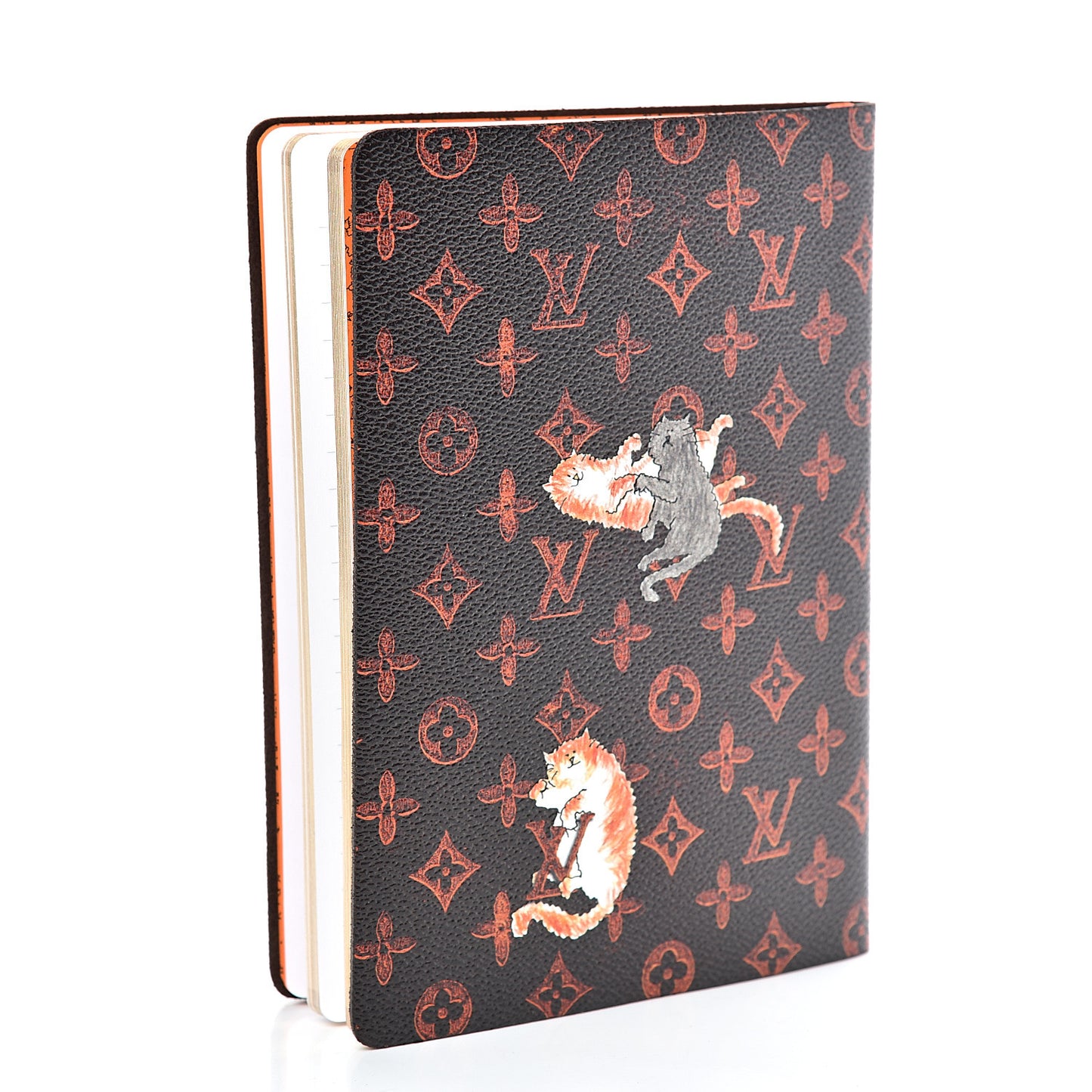 Catogram Clemence Notebook MM Marron