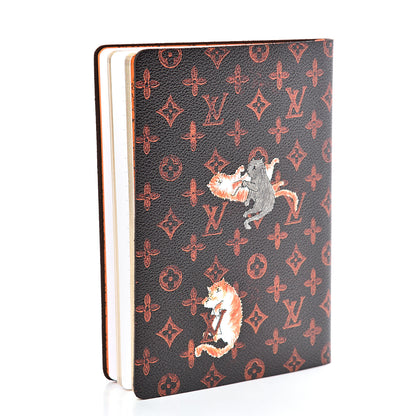 Louis Vuitton Catogram Clemence Notebook MM Marron 3 of 6