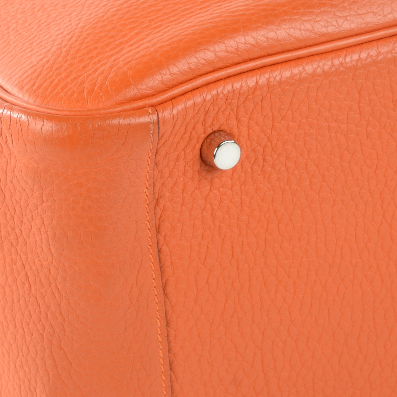 Hermes Taurillon Clemence Lindy 34 Orange 1 of 1