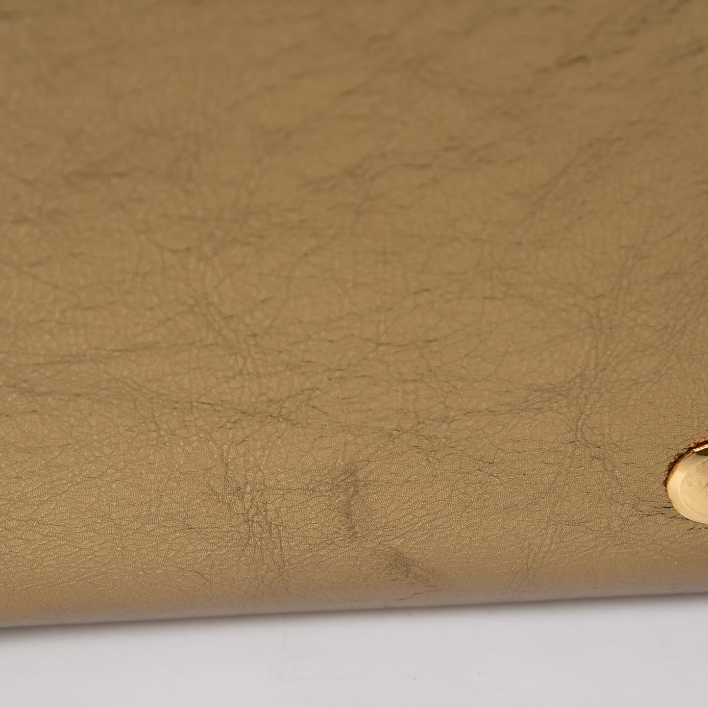 Metallic Calfskin Monogram Large Belle De Jour Clutch Gold