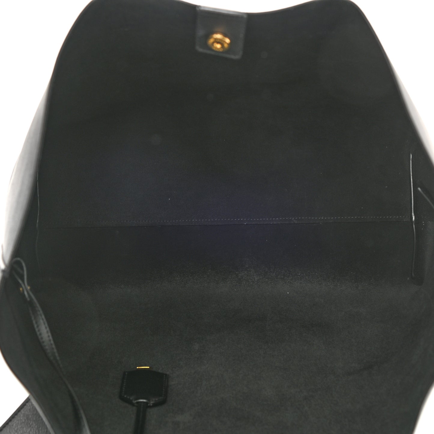 Calfskin Large Shopping Tote Black
