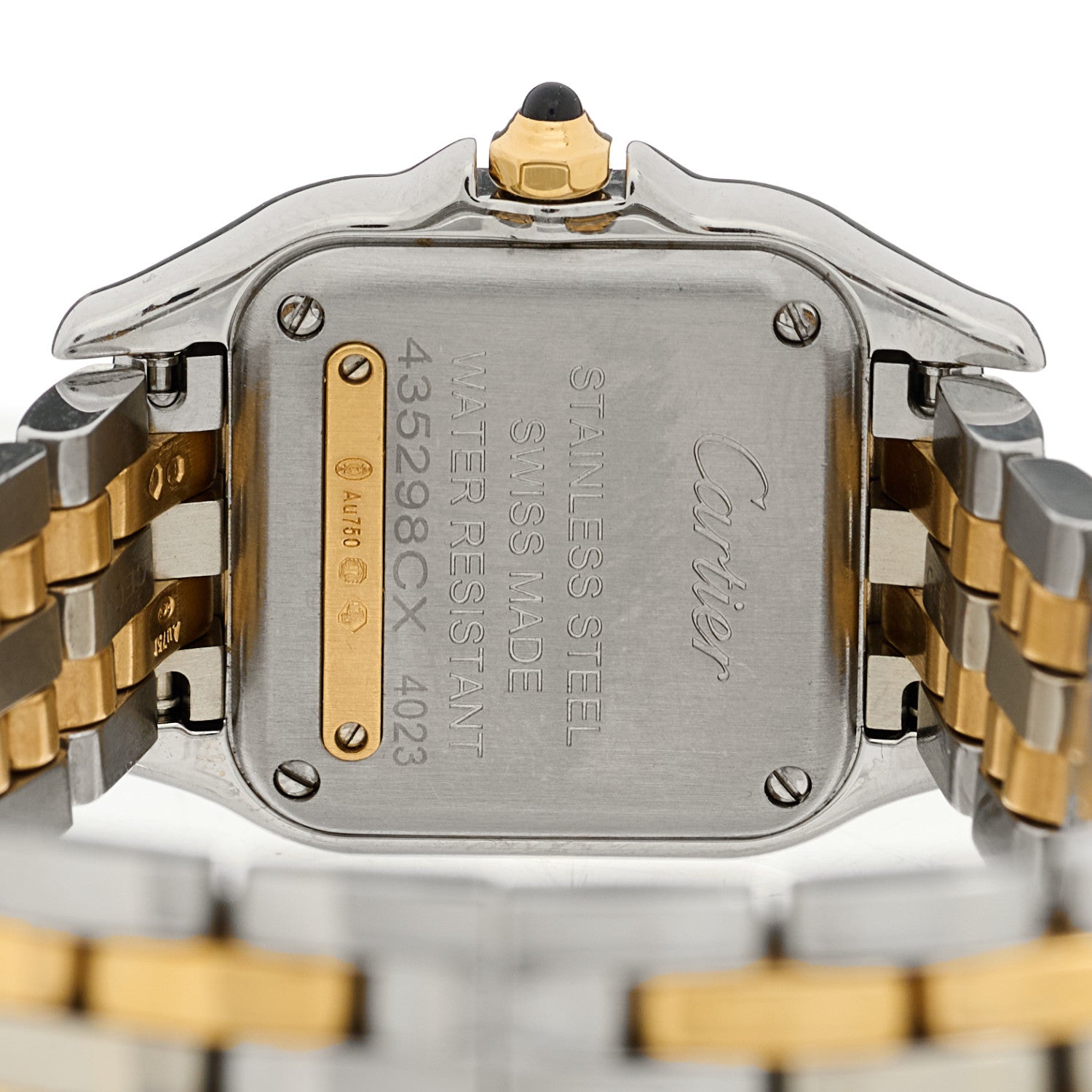 Cartier Stainless Steel 18K Yellow Gold 22mm Panthere Quartz Watch 4 of 5