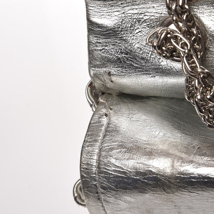 Chanel Metallic Aged Calfskin Quilted 2.55 Reissue 227 Flap Silver 18 of 22