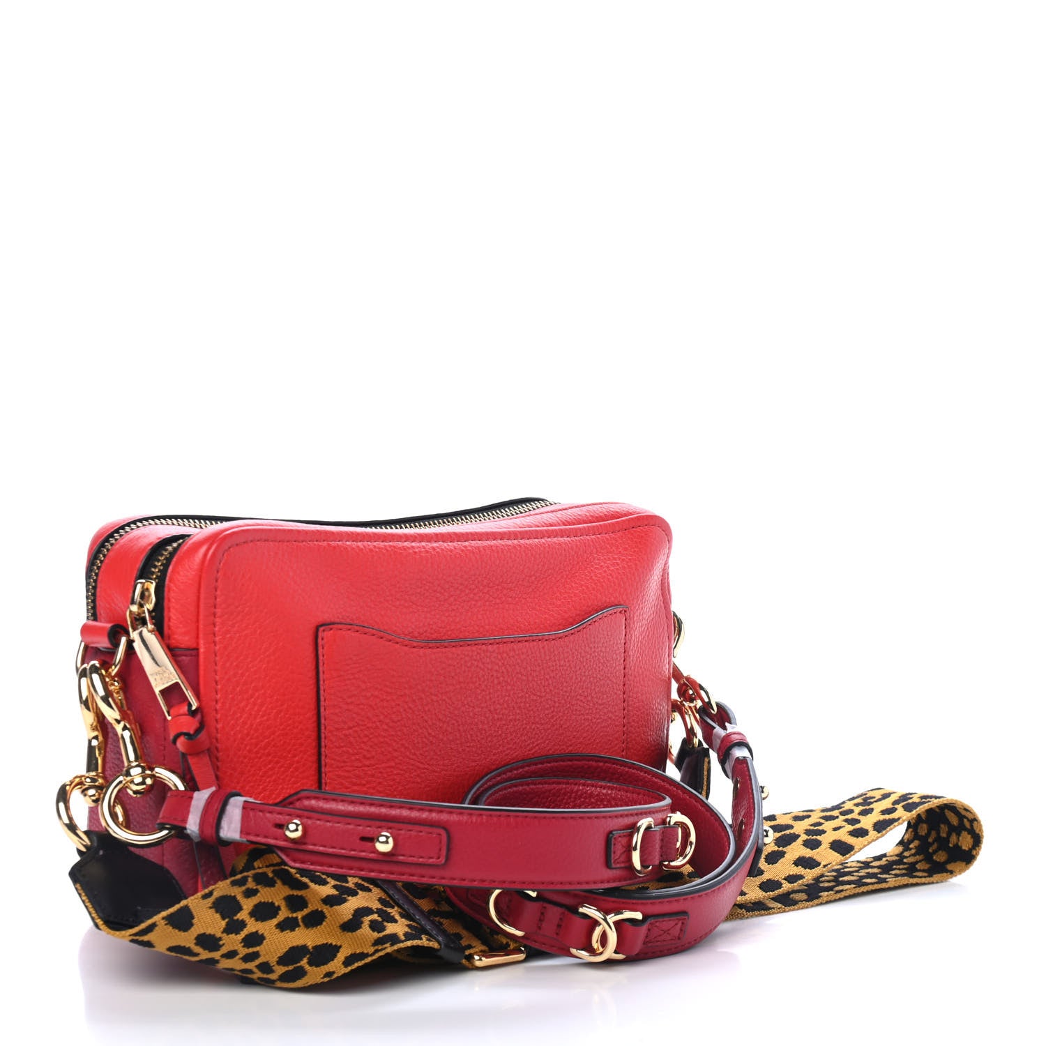 Marc Jacobs Calfskin Small Snapshot Camera Bag Red 2 of 4