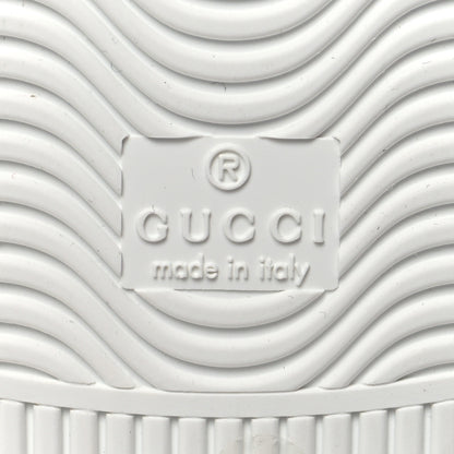 Gucci Calfskin Interlocking G Mens New Ace Sneakers 9 White Red Flame Green 9 of 9