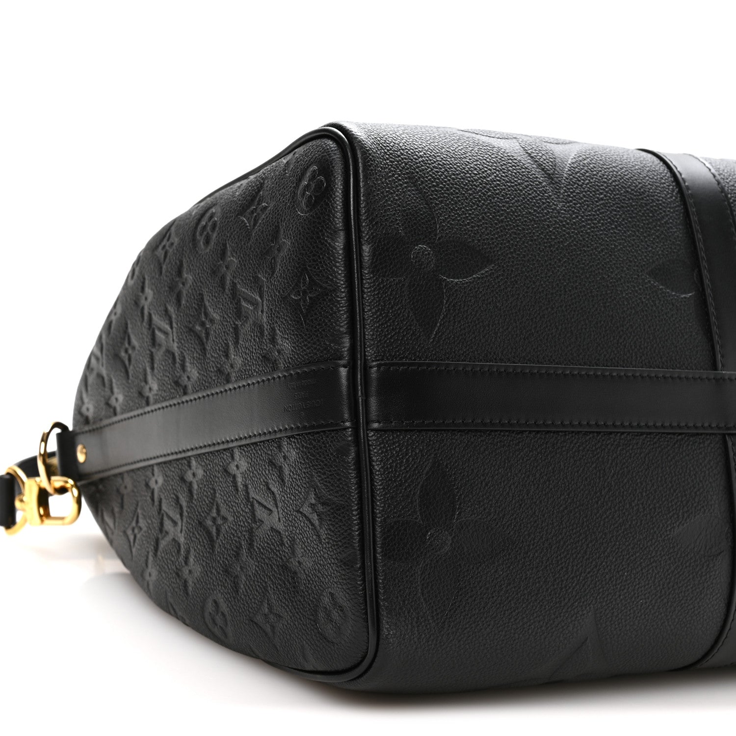 Louis Vuitton Empreinte Monogram Giant Keepall Bandouliere 45 Black 7 of 8