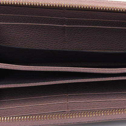 Gucci Dollar Calfskin GG Marmont Zip Around Wallet Porcelain Rose 5 of 16