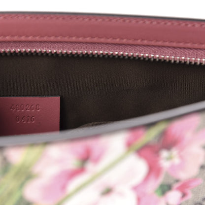 Gucci GG Supreme Monogram Blooms Large Cosmetic Case Beige Multicolor Dry Rose 7 of 7