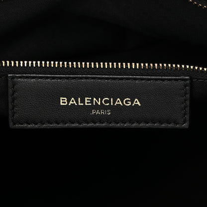 Balenciaga Calfskin Crocodile Embossed Classic Hardware City Black 6 of 17
