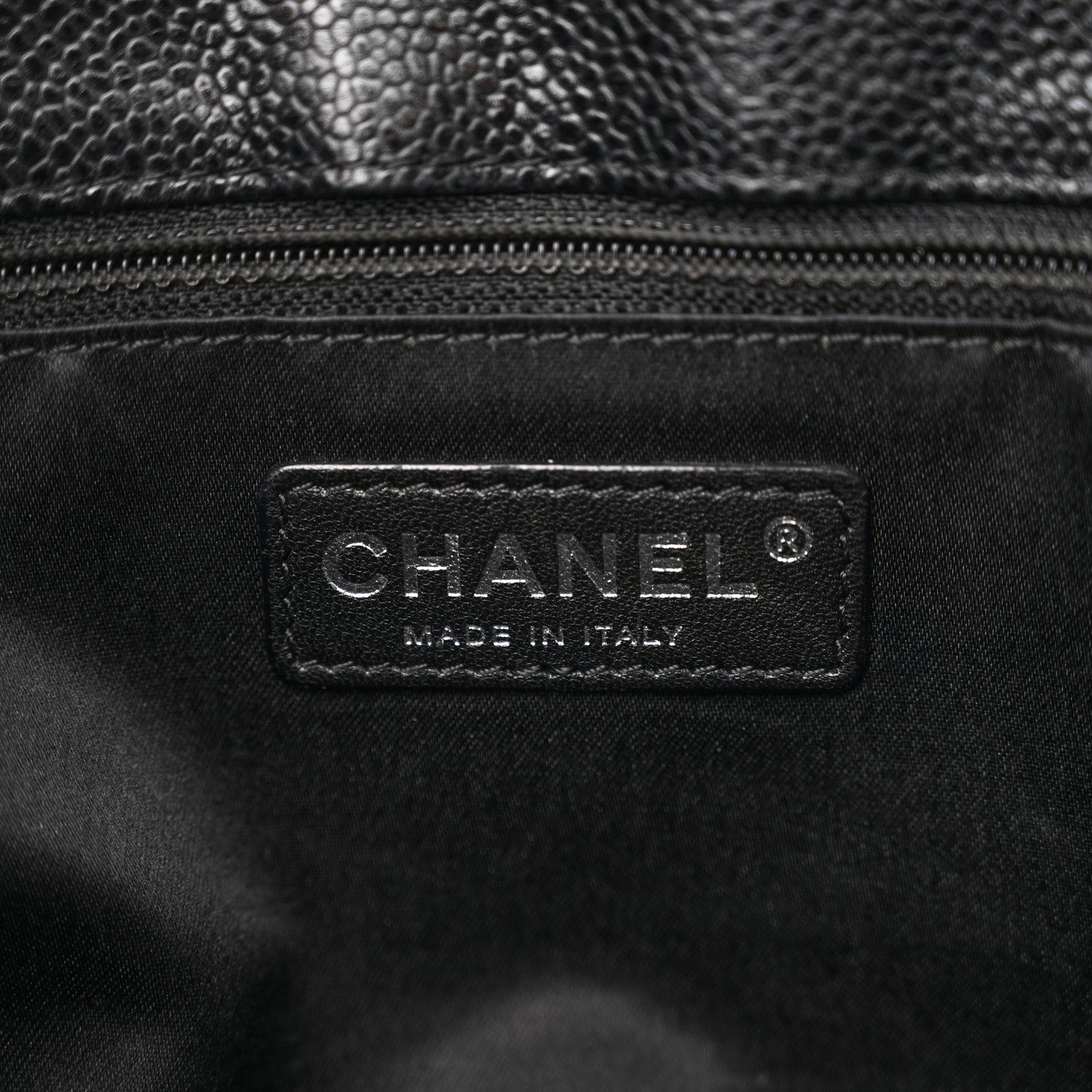 Chanel Caviar Quilted Grand Shopping Tote GST Black 6 of 14