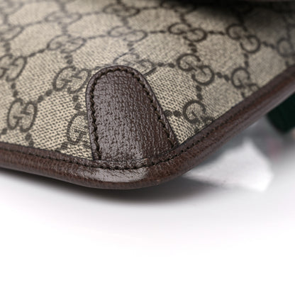 Gucci GG Supreme Monogram Neo Vintage Web Belt Bag Brown 9 of 10