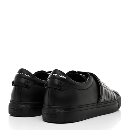 Givenchy Calfskin Crocodile Embossed Mens Urban Street Sneakers 41 Black 4 of 10
