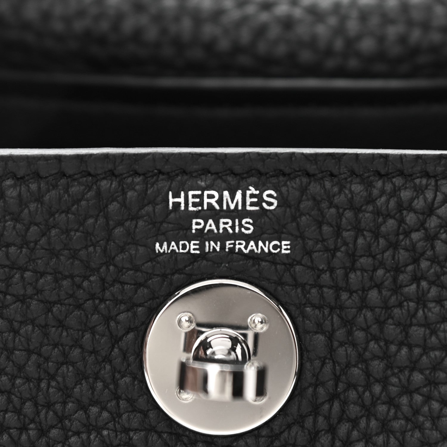 Hermes Taurillon Clemence Mini Lindy 20 Black 6 of 12