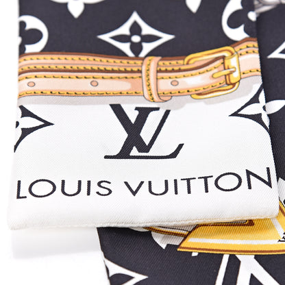 Louis Vuitton Silk Monogram Confidential Bandeau Black 3 of 3