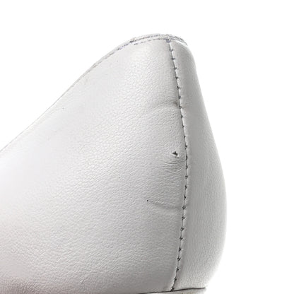 Christian Louboutin Shiny Nappa Pigalle Follies 100 Pumps 36 White 8 of 8