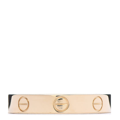 Cartier 18K Yellow Gold 3.5mm LOVE Wedding Band Ring 55 7.25 1 of 4