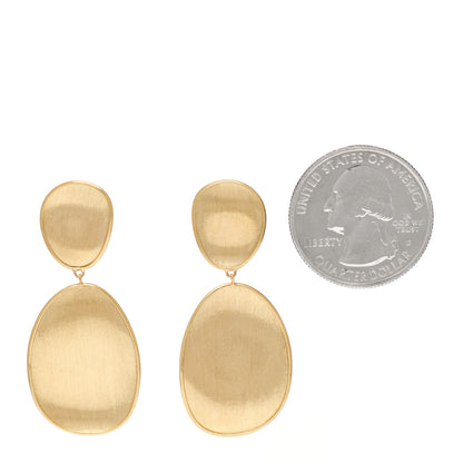 Marco Bicego 18K Yellow Gold Small Lunaria Drop Earrings 2 of 4