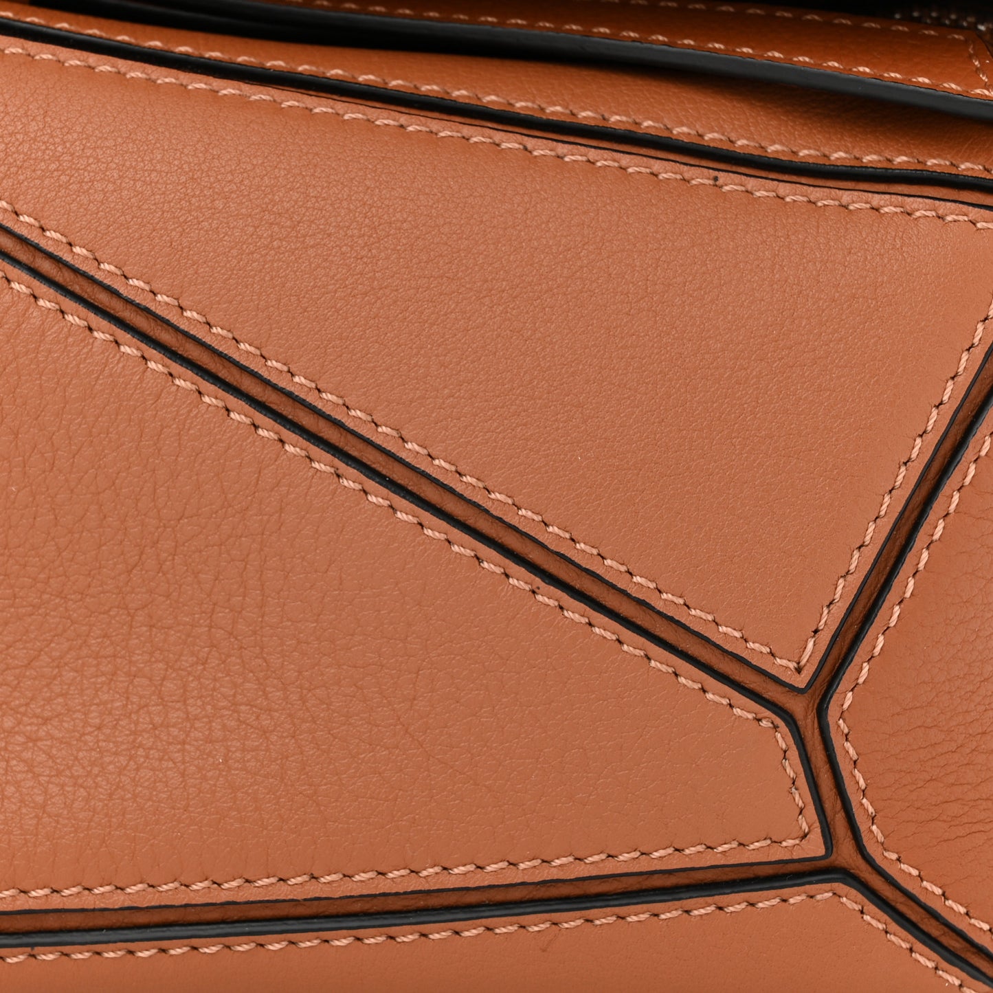 Calfskin Mini Puzzle Bag Tan