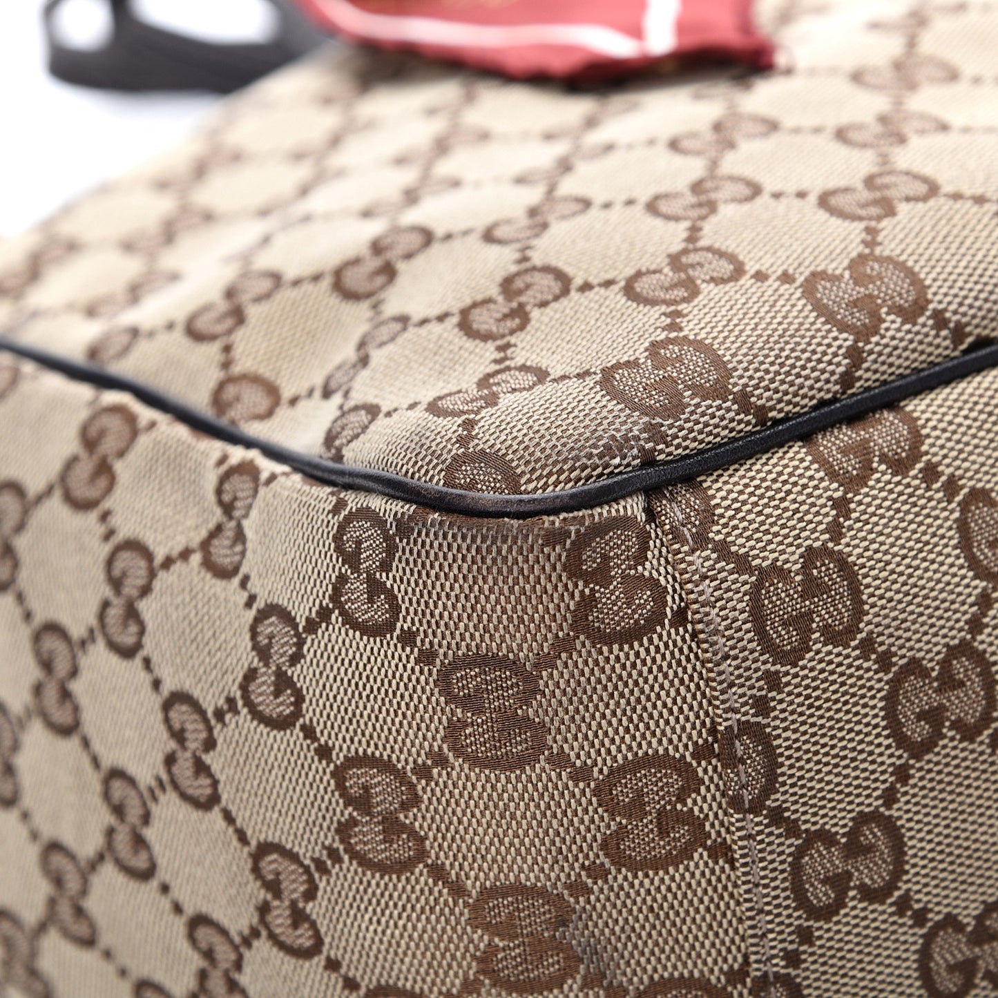 Monogram Large Positano Tote Brown