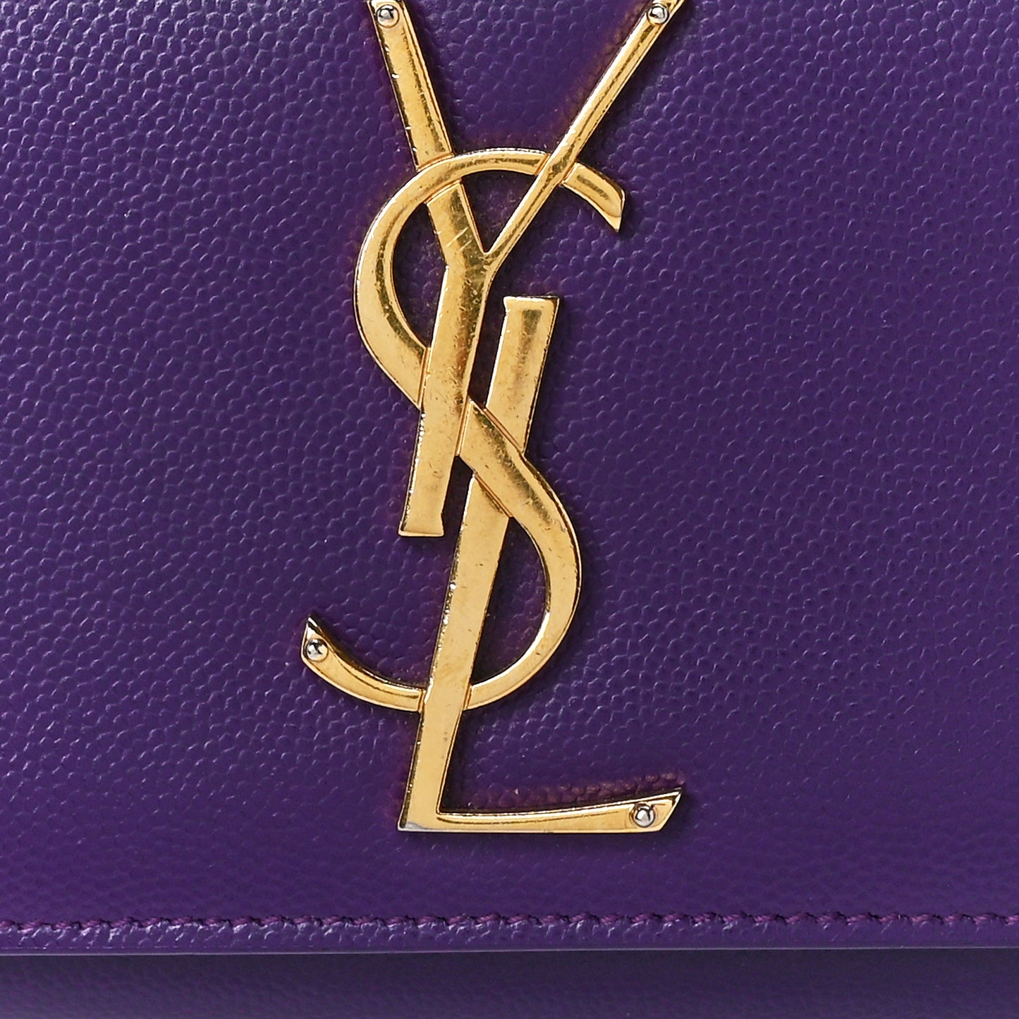 Grain De Poudre Small Monogram Kate Satchel Lilac