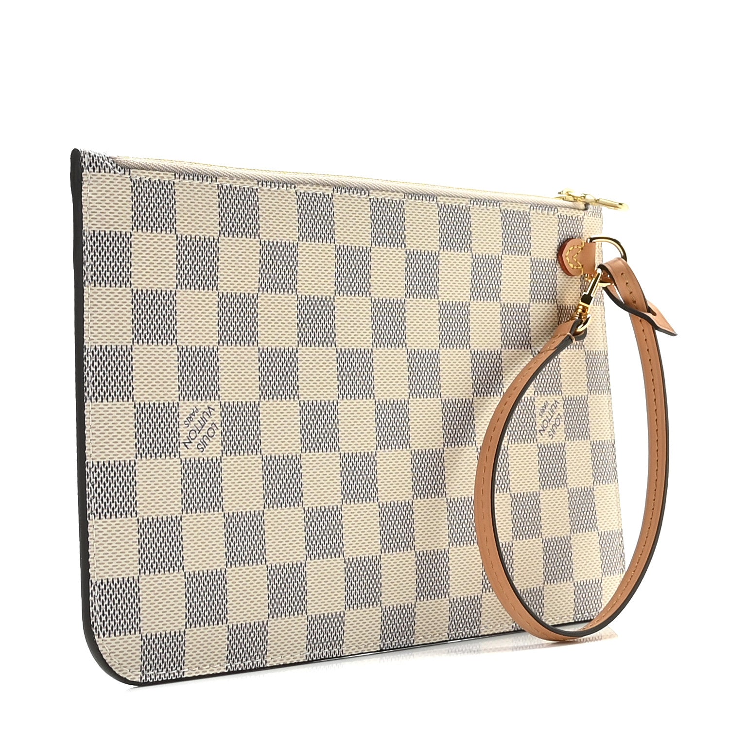 Louis Vuitton Damier Azur Braided Neverfull MM GM Pochette 3 of 8