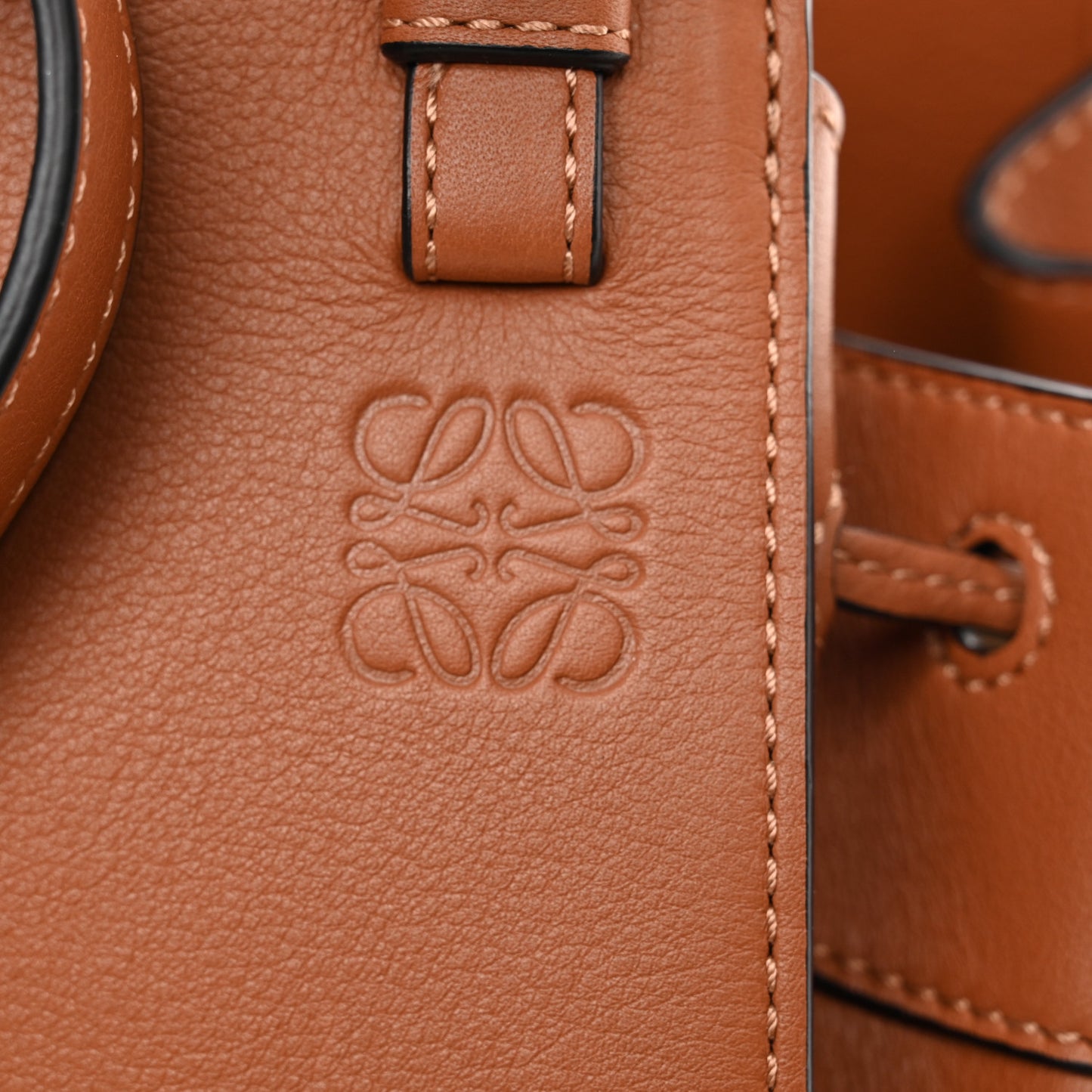 Calfskin Mini Hammock Shoulder Bag Tan