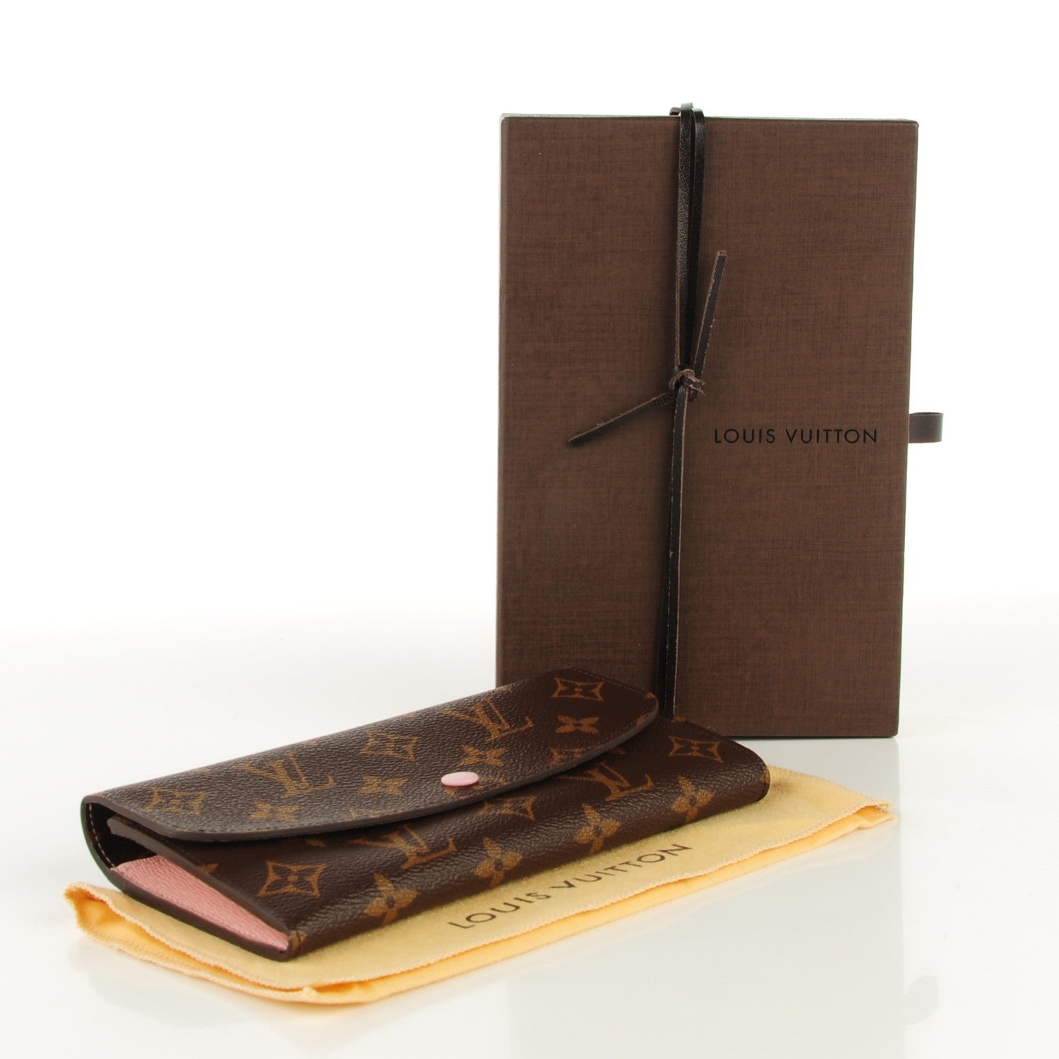 Louis Vuitton Monogram Emilie Wallet Rose Ballerine 4 of 7