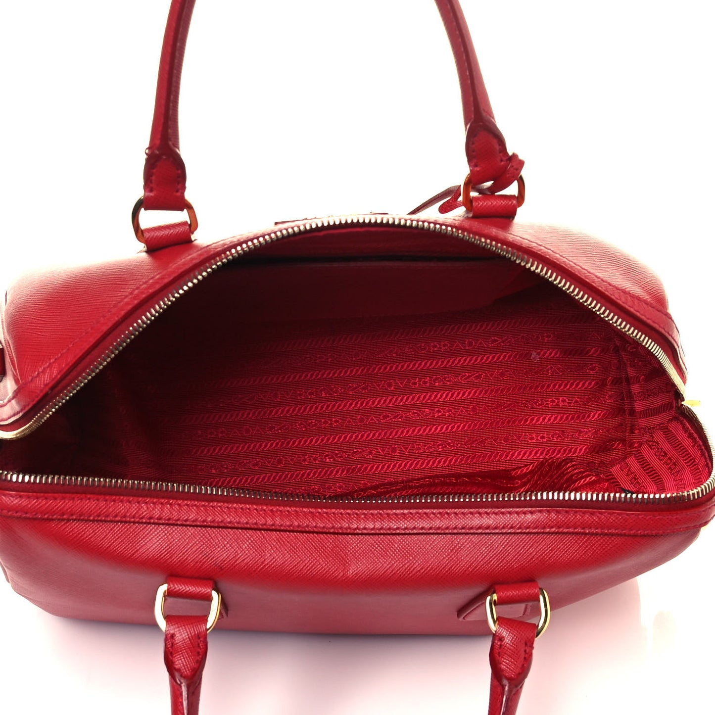 Saffiano Lux Bowler Fuoco