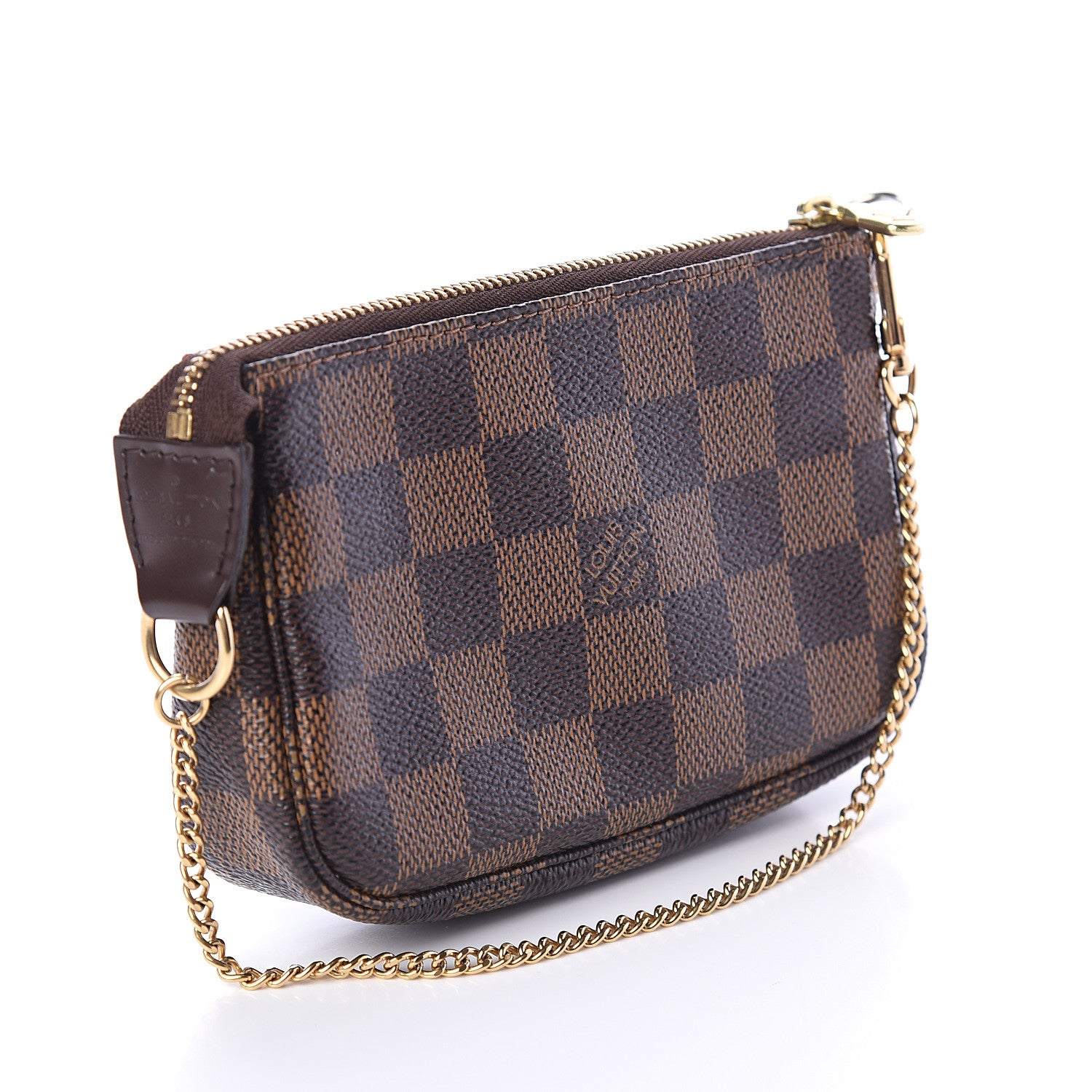 Louis Vuitton Damier Ebene Complice Trunks and Bags Mini Pochette Accessories Red 2 of 5