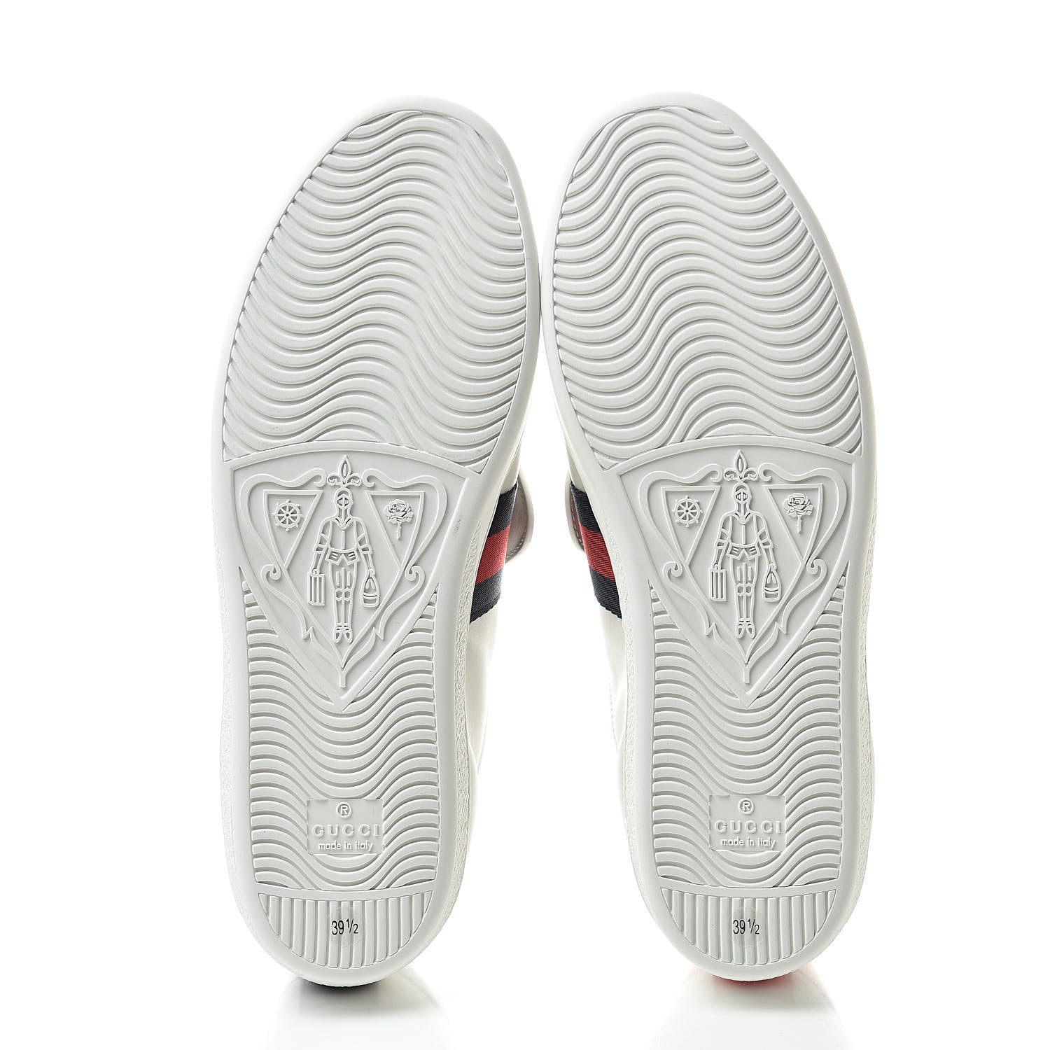 Gucci Calfskin Ayers Blind For Love Embroidered Womens Ace Sneakers 39.5 White 6 of 10
