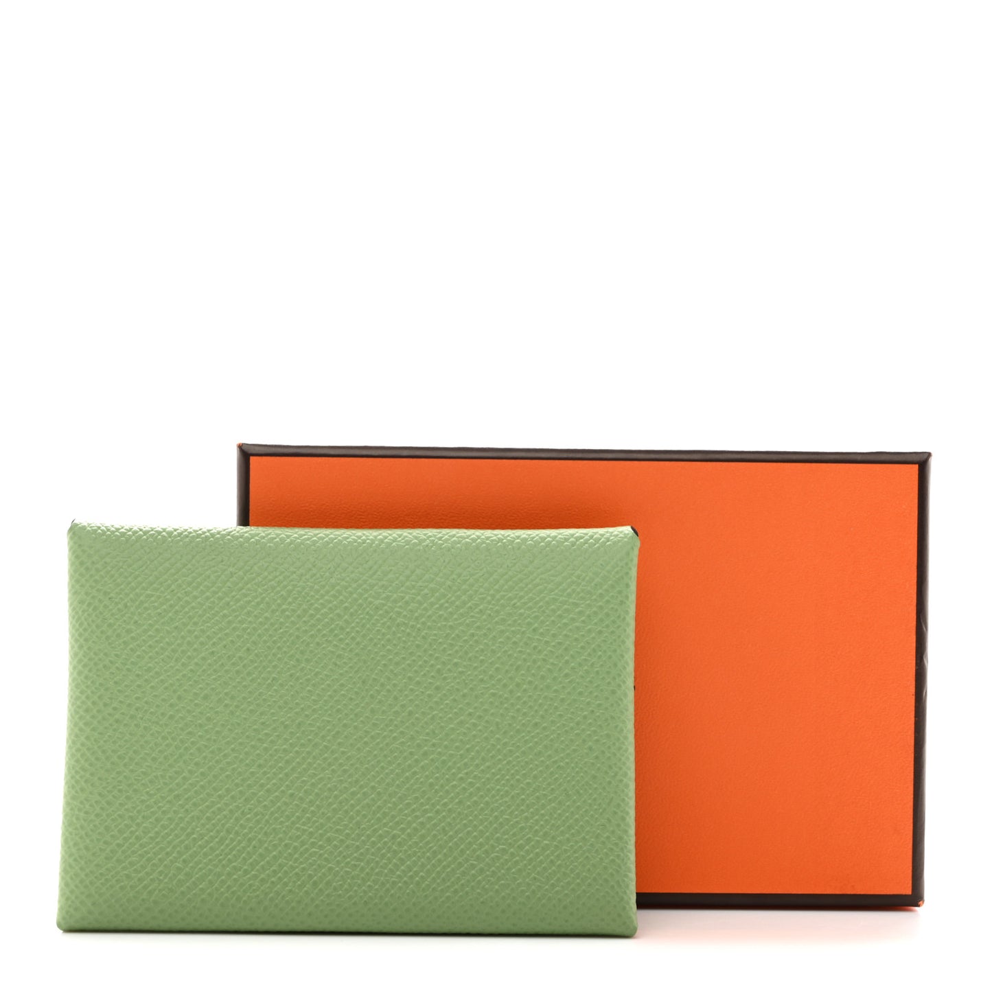 Epsom Calvi Duo Card Case Vert Criquet