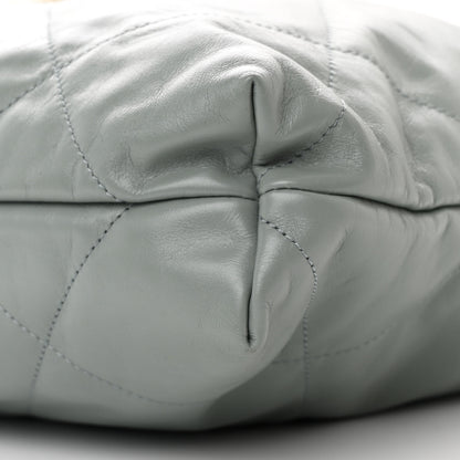 Chanel Shiny Calfskin Quilted Chanel 22 Grey 12 of 12