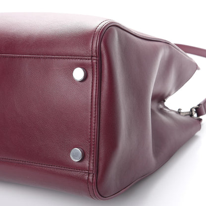 Saint Laurent Calfskin Medium Amber Tote Rouge Legion 12 of 14