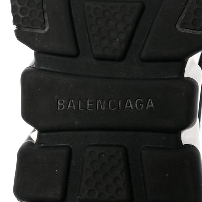 Balenciaga Neoprene Knit Womens Speed Graffiti Sneakers 38 Black White 8 of 12