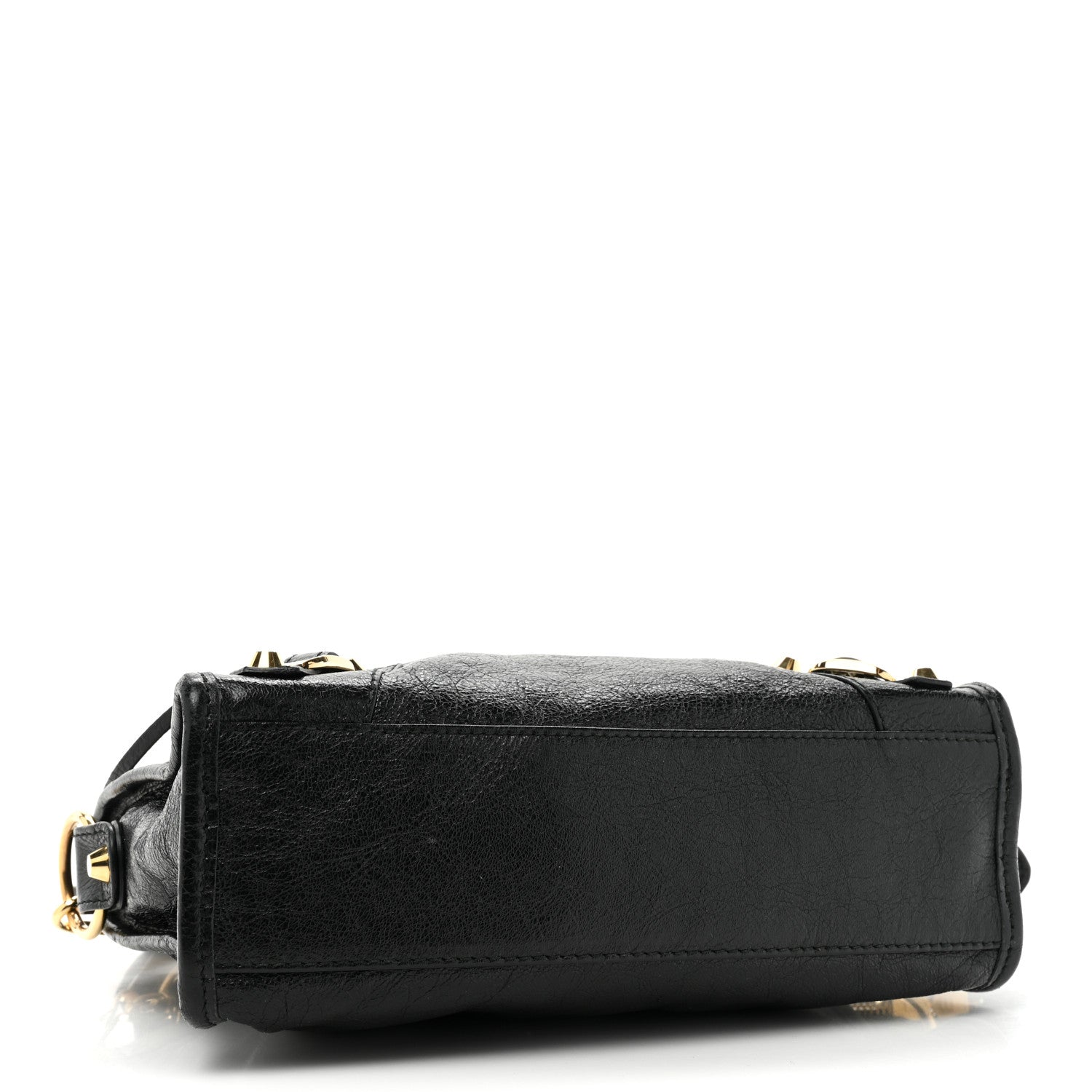 Balenciaga Agneau Classic Gold Hardware Mini City Black 4 of 14
