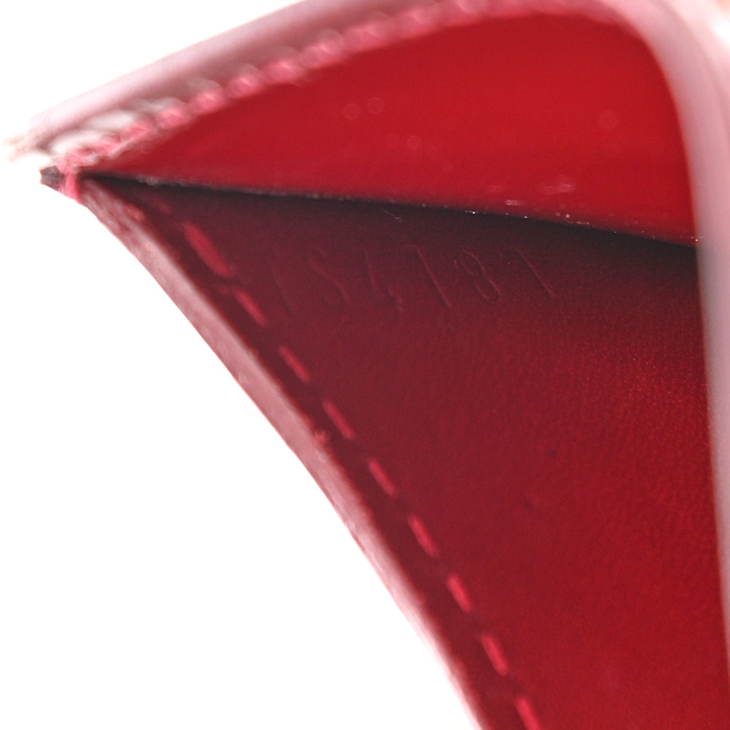 Louis Vuitton Vernis Rayures Mirror Case Pomme D'Amour 8 of 8