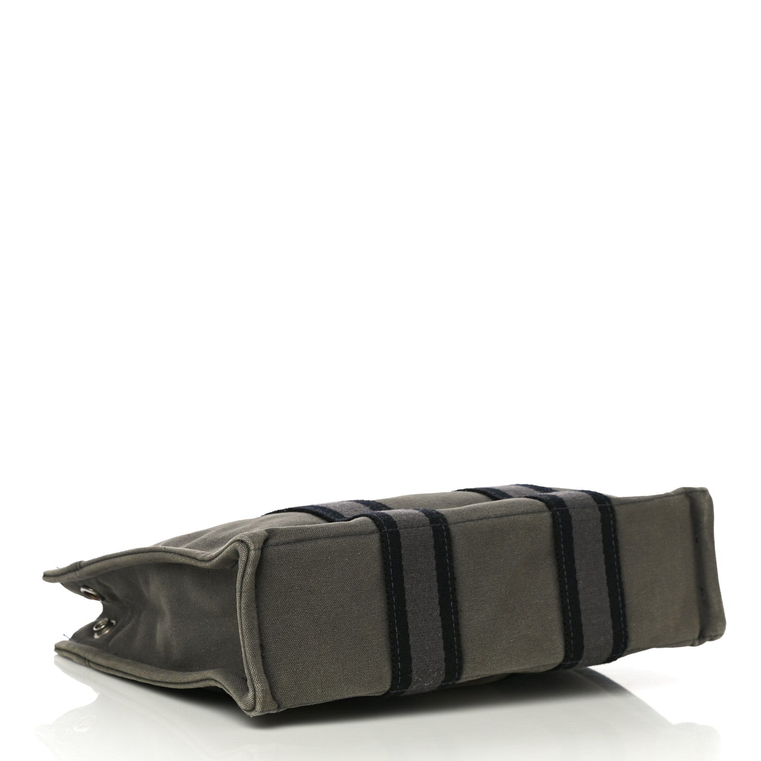 Hermes Canvas Tout Fourre PM Grey 4 of 9