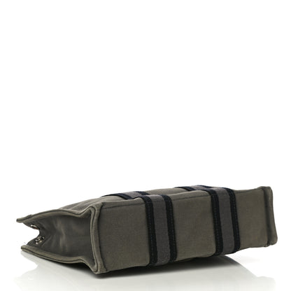 Hermes Canvas Tout Fourre PM Grey 4 of 9
