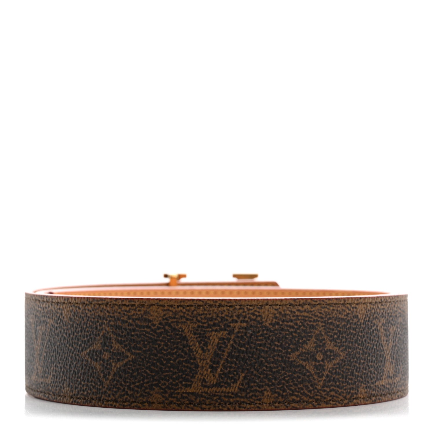 Louis Vuitton Calfskin Brushed Monogram 40mm LV Initiales 90 36 Belt 2 of 8